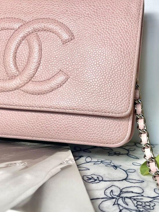Chanel Chain Wallet Jumbo CC Logo - Picture 5 of 15